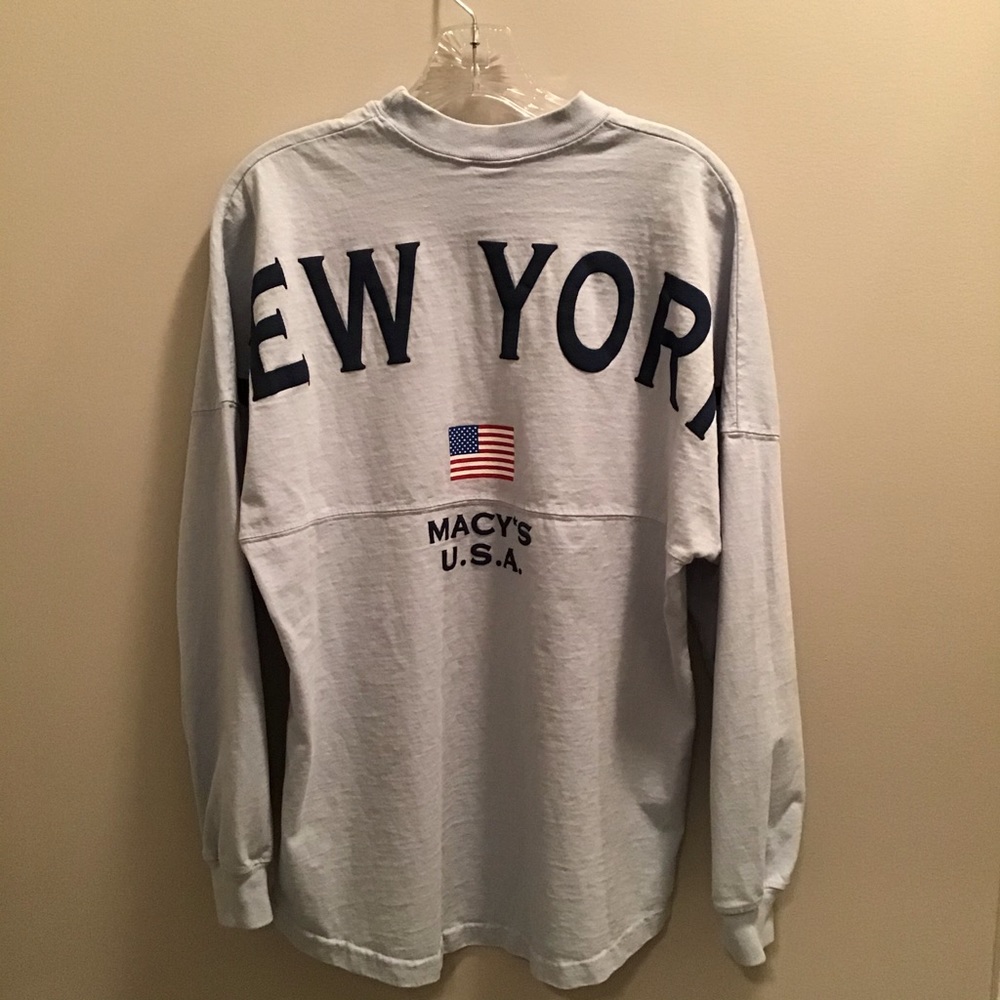 Macey’s New York-Baseball Style Long Sleeve Tee